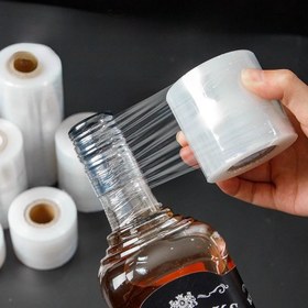 Resim 1 Rulo 130m Yüksek Şeffaf PE Esnek Plastik Sargı - Ağaç Dalları için Kendinden Yapışkanlı Berrak Plastik Sarım, Endüstriyel ve Ticari Paketleme, Çeşitli Boyutlar Mevcut 
