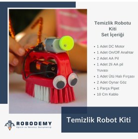 Resim Robodemy Fırça Robot Kiti 
