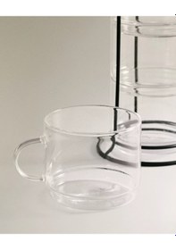 Resim River World Fincan Seti 4'lü Borosilikat Standlı Renkli 