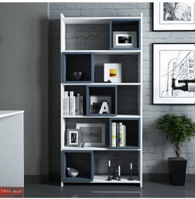 Resim Variant Variant Box Kitaplık - Beyaz / Mavi 