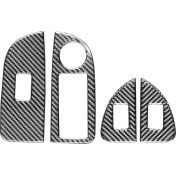 Resim Sunshinee 2015-2023 Için Karbon Fiber Araba Kapı Pencere Kontrol Anahtarı Paneli Kapak Trim Etiket Aksesuarları (Yurt Dışından) 