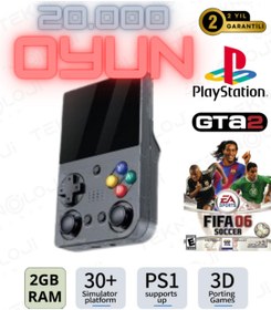Resim Laraheiser El Atarisi 3.5 Hd Ekran Gamepad Nostalji Oyun Atari PSP/PS1/Fıfa Gta Mario 10.000 Games Oyun Konsolu 