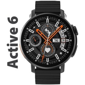 Resim Active6 Yuvarlak Alüminyum Kasa Akıllı Saat 
