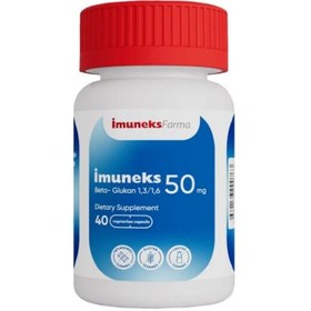 Resim İmuneks Beta Glucan 1,3/1,6 50 mg 40 Kapsül 