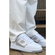 Resim Chekich CH2410 Cbt Avax Erkek Spor Ayakkabı Beyaz / Bej 