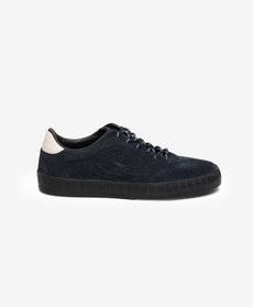 Resim Greyder Erkek Lacivert Hakiki Deri Sneaker Ayakkabı 5K1SA18485 