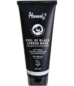 Resim Homm Life Soyulabilir Siyah Karbon Maske 100 ML 
