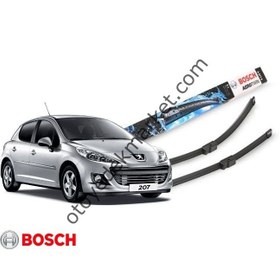 Resim Peugeot 207 (2006-2012) Ön Silecek Süpürgesi Takımı (Bosch) 