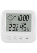 Resim Dijital Lcd Kapalı Uygun Sıcaklık Sensörü Nem Ölçer Termomee Higromee Ölçer E0828a 