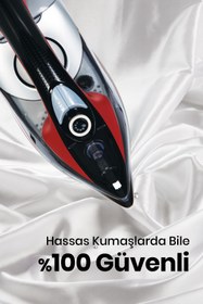 Resim GoldMaster Dora Profesyonel Seramik Tabanlı Damlama ve Kireç Önleyicili 190 gr Etkili Şok Buharlı Ütü 