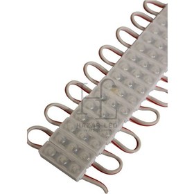 Resim 12 Volt 0,48 Watt 3'lü Mercekli Mini Modül Led Mavi Dış Mekan Ip67 10 Adet 