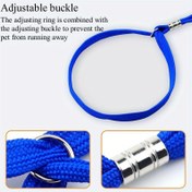 Resim 1 adet Dayanıklı Polyester Evcil Hayvan Bakım Masası İpi - Kalın, Ayarlanabilir Metal Klipsli Lanyard ile Güvenli Banyo & Köpek Şekillendirme, Mavi, Pembe & Mor Renklerde Mevcut, Köpek Bakımı 