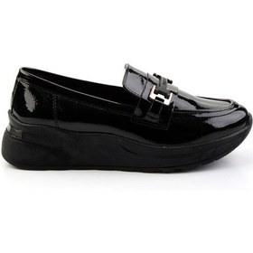 Resim Siyah Kadın Loafer Ayakkabı K01179769712 Çok Renkli 