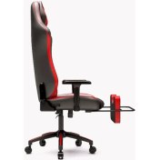 Resim Zio Gaming Valor 1590B0511 Ayak Uzatmalı Profesyonel Oyuncu Koltuğu - Kırmızı Antrasit Kumaş 
