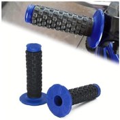Resim Chuangyinshop 2 Adet Red Motorcycle Elcik 7 8 Anti Kaymaz Kauçuk Dirt Bike Motocross Universal 