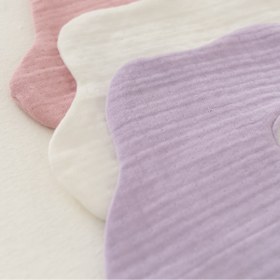 Resim elibaby 3'lü %100 Organik Pamuk 8 Katlı Multi Müslin Çiçek Bebek Salya Mama Önlüğü,Yakalık 