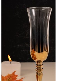 Resim Mest Symphony Model 6 Adet Ayaklı Gold Kahve Yanı Su Bardağı Seti - 175 Cc Titanyum Kaplama Titanyum Gold 