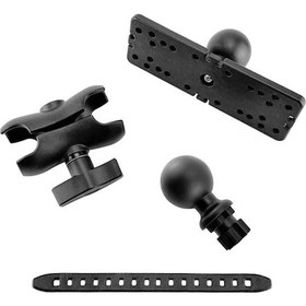 Resim Reedark 360 Derece Dönebilen Hafif Ve Sağlam Balık Bulucu Montaj Tabanı - Garmin Gpsmap Ve Striker Serileri İçin Uyumlu 