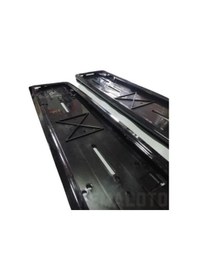 Resim Siyah Plakalık Piano Black Plakalık 1 Takım 2 Adet 