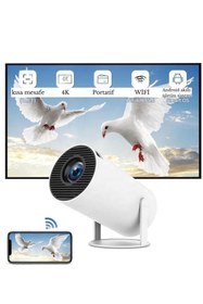 Resim howear Taşınabilir Sinema Projeksiyon 720p Ev Sineması Bluetooth Android Akıllı Projektör 
