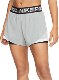 Resim Nike Pro Women’s Flex 2 In 1 Training Shorts Grey, Black Db4484-073 