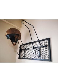 Resim Motorcu Kask Askısı, Metal Kask Askısı Se-x2 Iron X2v10 
