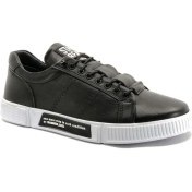 Resim Hammer Jack Orthopedix Basel 102 20250 Hakiki Deri Siyah-Beyaz Erkek Sneaker Spor Ayakkabı 