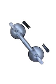 Resim kölner 100kg Çiftli Vantuz alüminyum Cam Granit Seramik Laminat Ahşap Ayna Taşıma Vantuzu yedek mandallı 