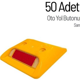 Resim 50'li Oto Yol Butonu Seti-3699 