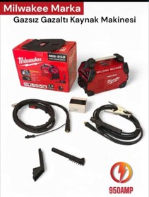 Resim Milwaukee Gazsız Gazaltı Kaynak Makinesi 950 AMP 