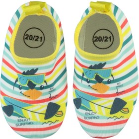 Resim Civil Boys Ördek Baskılı Tabansız 20-24 Numara Deniz Ayakkabısı - Sarı - Sarı / 20 