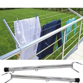 Resim UltraNova Çelik Çamaşır Kurutmalığı Yuvarlak Vakumlu Paket Gümüş Renk 4'lü KTX_2267 