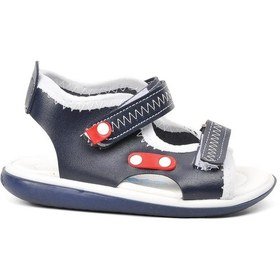 Resim Ayakmod 22y05 Lacivert-kırmızı-beyaz Comfort Erkek Çocuk Sandalet 001 