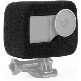 Resim Djı Osmo Action 4/3 Puluz Yüksek Yoğunluklu Köpük Ön Cam Siyah İçin 