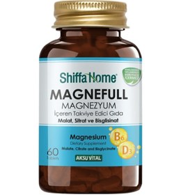 Resim Shiffa Home Magnefull Magnezyum Takviye Edici Gıda 60 Tablet 