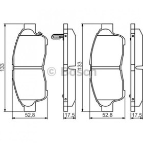 Resim 0986495257 Ön Fren Balatası Enjeksiyonlu Toyota Corolla 