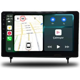 Resim MarTechno Android Multimedya 4GB RAM 64GB Hafıza Honda Civic Fe 2021-2022 ile uyumlu 