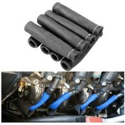 Resim Dancemonkey 8 Adet Yüksek Sıcaklık Araba Bujisi Kapsayıcı Siyah, Isı Kalkanı Takım 