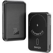 Resim SHAZA SG1501/BK 5000mAh 15W MagSafe Taşınabilir Powerbank Siyah 