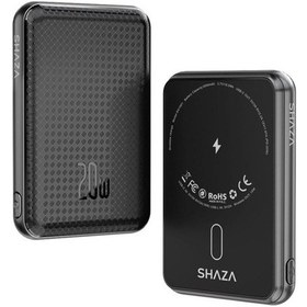 Resim SHAZA SG1501/BK 5000mAh 15W MagSafe Taşınabilir Powerbank Siyah 