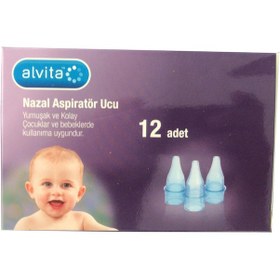 Resim Alvita Nazal Aspiratör Ucu 12 Adet 
