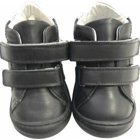 Resim Momy Shoes Momy Ayakkabı Ilk Adım Deri Siyah 
