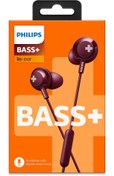 Resim PHİLİPS SHE4305RD/00 BASS+ MİKROFONLU KULAKİÇİ KULAKLIK 