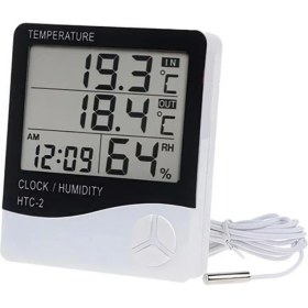 Resim Dijital LCD Ekranlı Sıcaklık Ölçer – Hassas Isı Takibi, Kompakt Tasarım, Iç/dış Mekan Kullanımı Için Uygun Termometre 