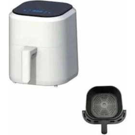 Resim Hava Fritözü 4l Airfryer Pratik Uzun Ömürlü Yağsız Pişirme Taşınabilir Midastech 