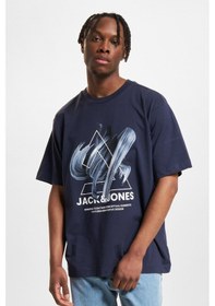 Resim Jack & Jones Erkek Tişört 12254609 Bej 