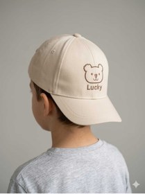 Resim Kitti 1-4 Yaş Lucky Nakışlı Erkek Çocuk Kep Şapka 