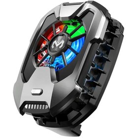 Resim Memo Dla8 Cep Telefon Soğutma Fanı Radyatör Soğutucu Rgb Led I... 