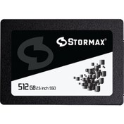 Resim Stormax Black SER-SMX-SSD30BLCK/512G 512 GB 2.5" SATA 3 SSD 