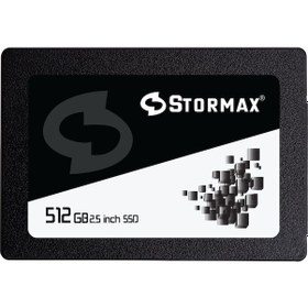 Resim Stormax Black SER-SMX-SSD30BLCK/512G 512 GB 2.5" SATA 3 SSD 